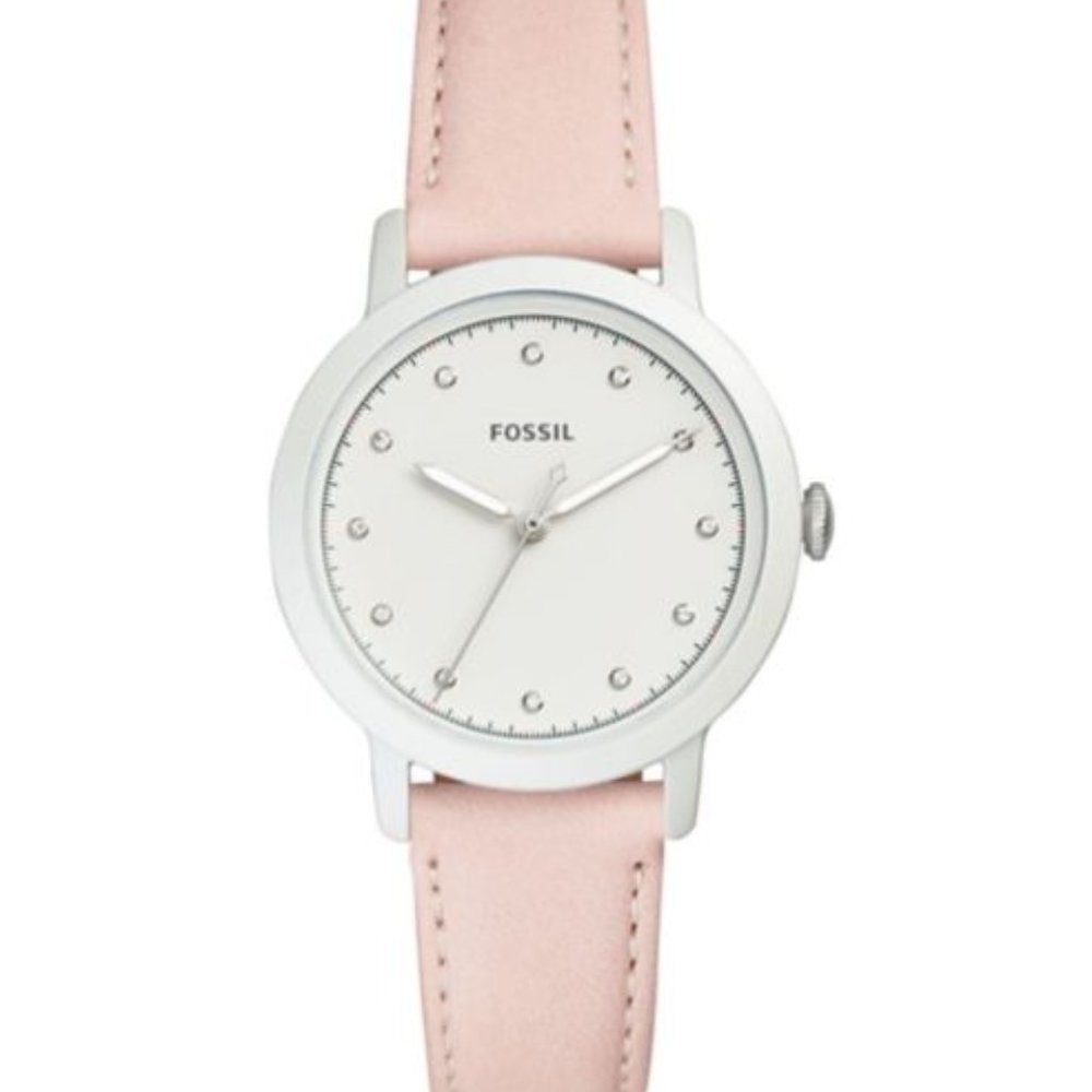Fossil Neely Leather-Strap Watch